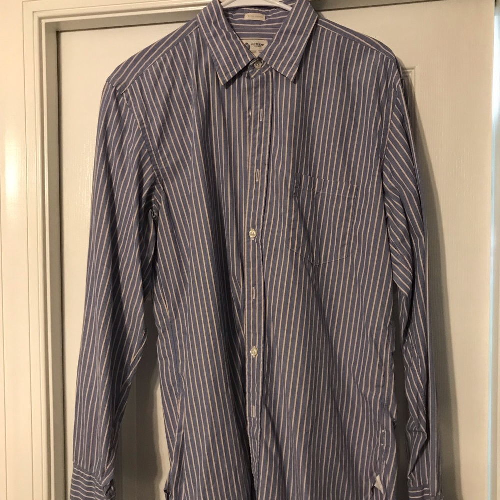 J Crew Button Down Dress Shirt. M